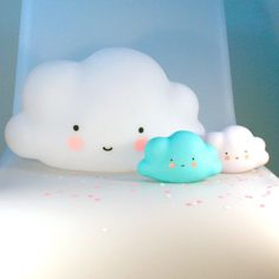 Cool nursery lamps in the form of a cloud