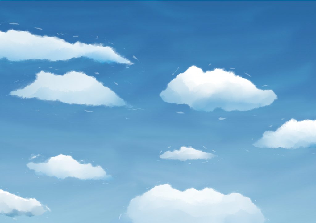 how to paint clouds